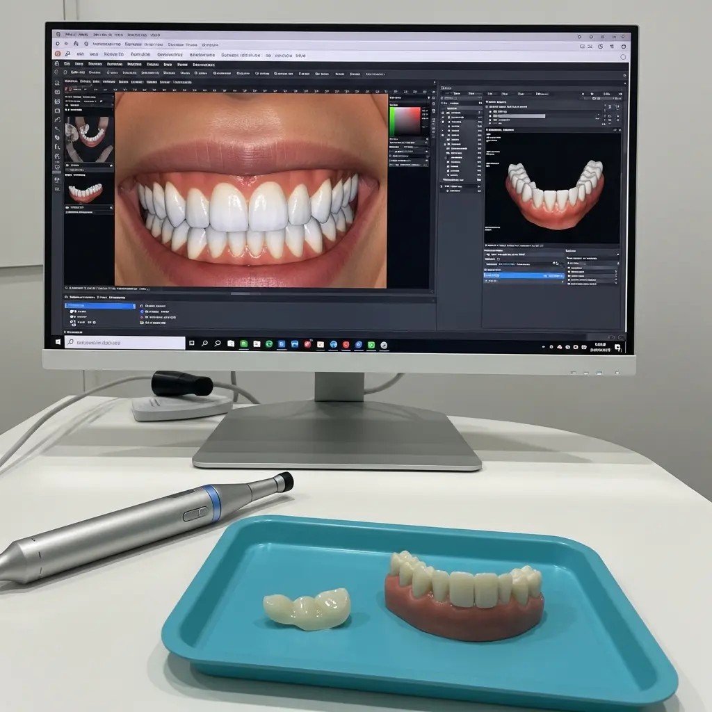 Simulación 3D de sonrisa digital